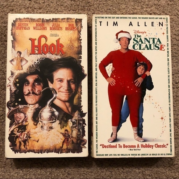 Hook and The Santa Clause VHS Movies - Picture 1 of 2